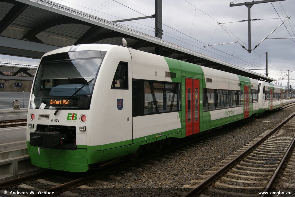 Bus und Bahn im Ruhrgebiet Fuhrpark Erfurter Bahn