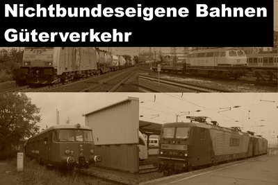 nichtbundeseigene Bahngesellschaften Güterverkehr
