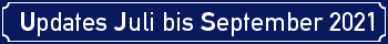 Updates Juli bis September 2021
